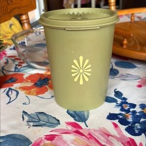 Tupperware Olive Green Lid